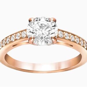 Swarovski Rose Gold Plated Ring